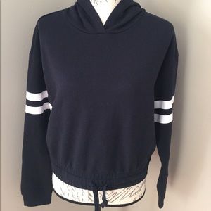 Forever 21 Blue stripe Hoodie NWT Medium